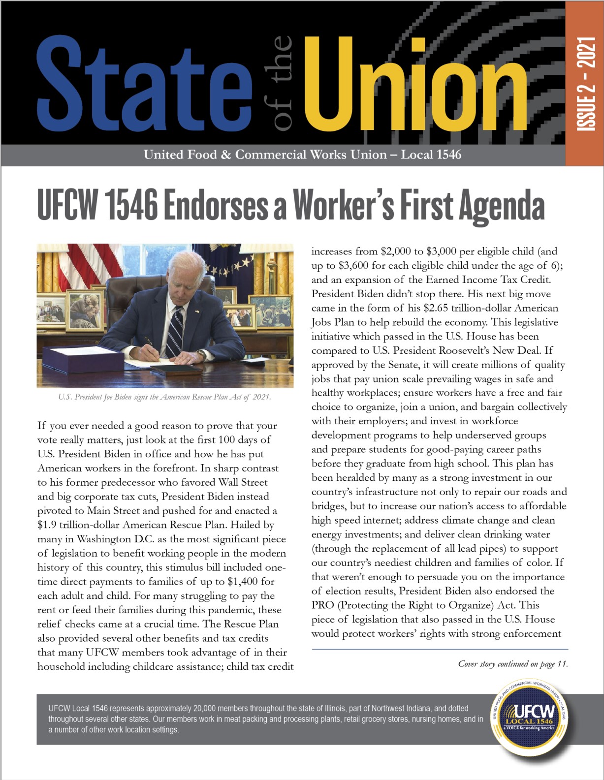 UFCW 1546 Newsletter Archives